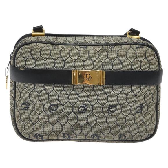 Dior Honeycomb Grey Canvas shoulder - Picture 1 of 10